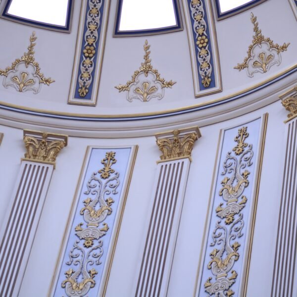 تعتيق وتذهيب قبب القصور و المجالس